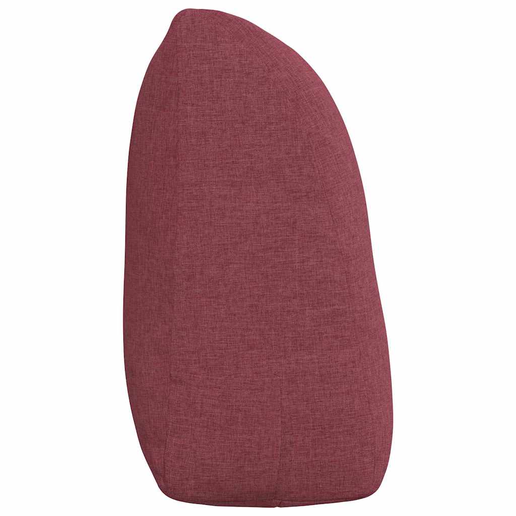 vidaXL Poduszka na plecy Czerwone wino 120 x 24 x 50 cm tkanina