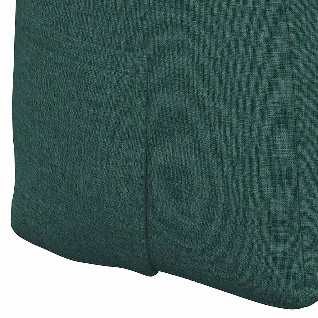 vidaXL Poduszka na plecy Ciemna zieleń 120 x 24 x 50 cm tkanina