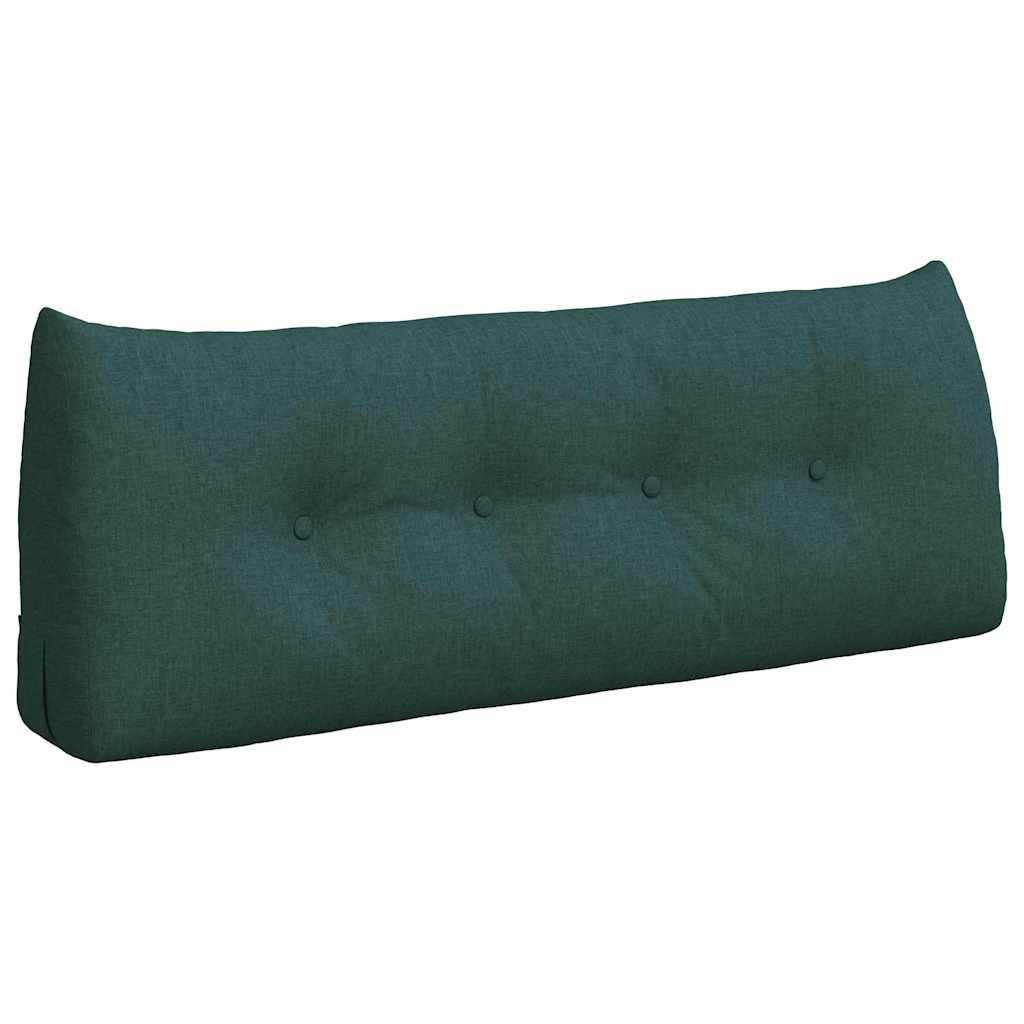 vidaXL Poduszka na plecy Ciemna zieleń 120 x 24 x 50 cm tkanina