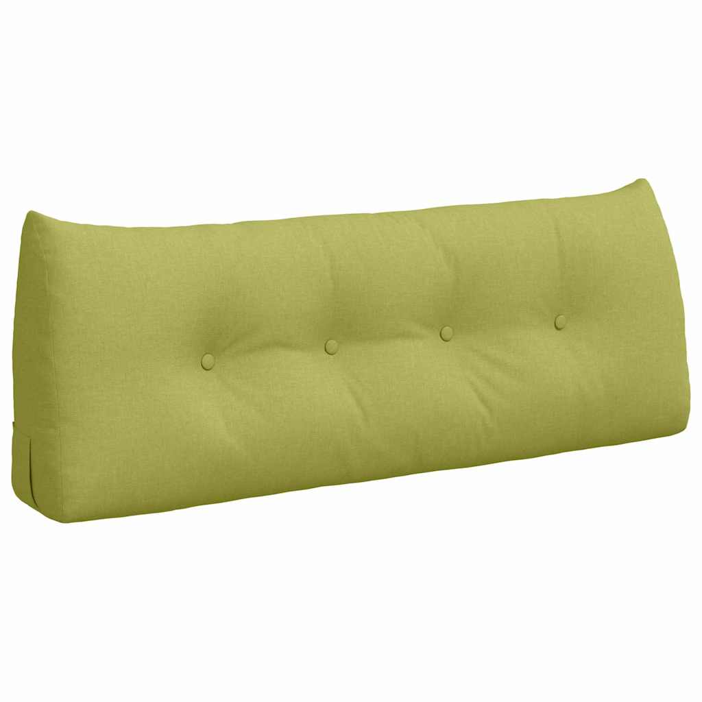 vidaXL Poduszka na plecy Jasnozielony 120 x 24 x 50 cm tkanina