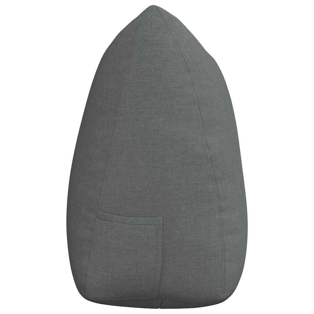 vidaXL Poduszka na plecy Ciemnoszary 140 x 24 x 50 cm tkanina