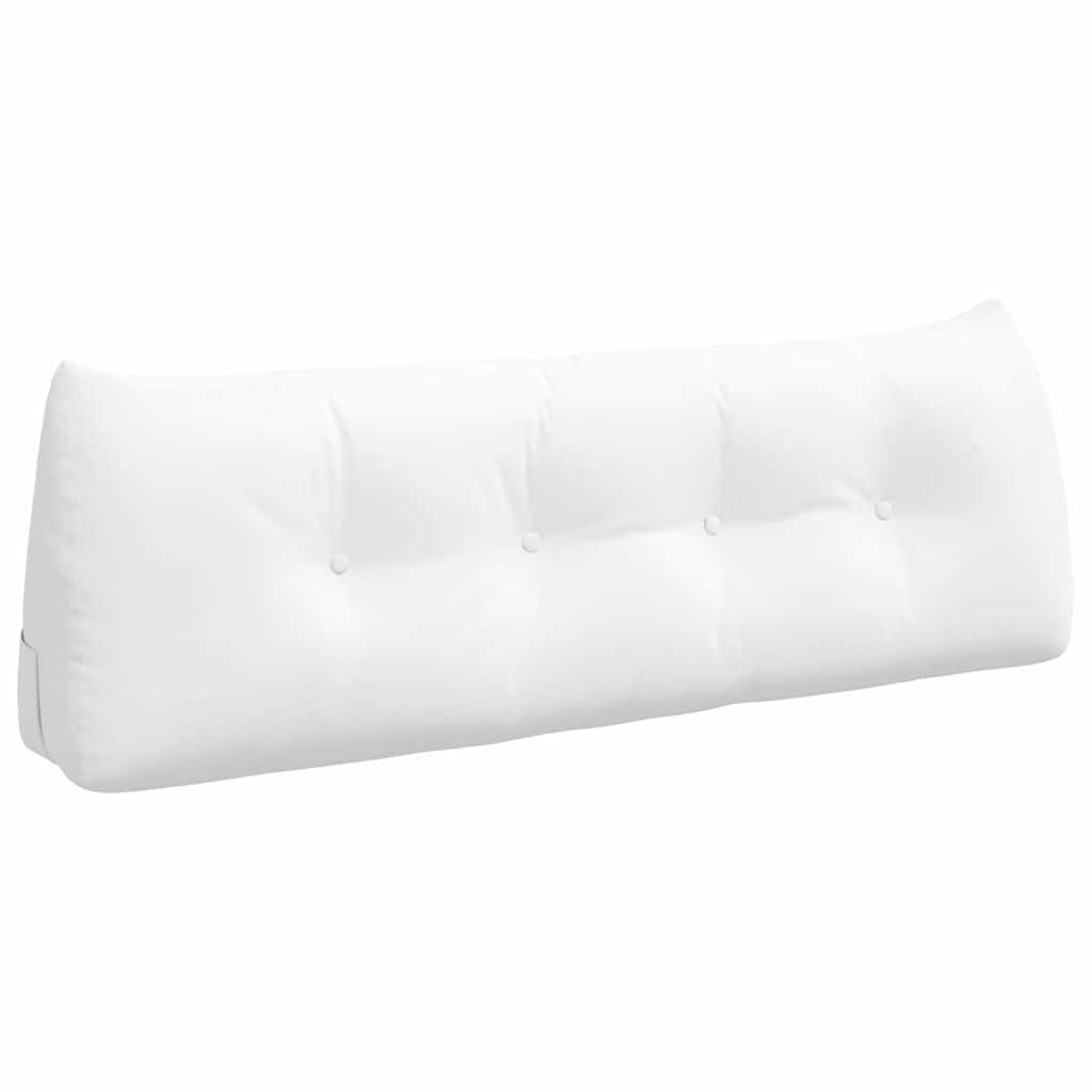 vidaXL Poduszka na plecy Biały 140 x 24 x 50 cm tkanina