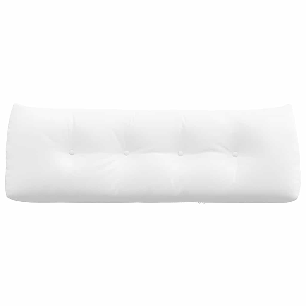 vidaXL Poduszka na plecy Biały 140 x 24 x 50 cm tkanina