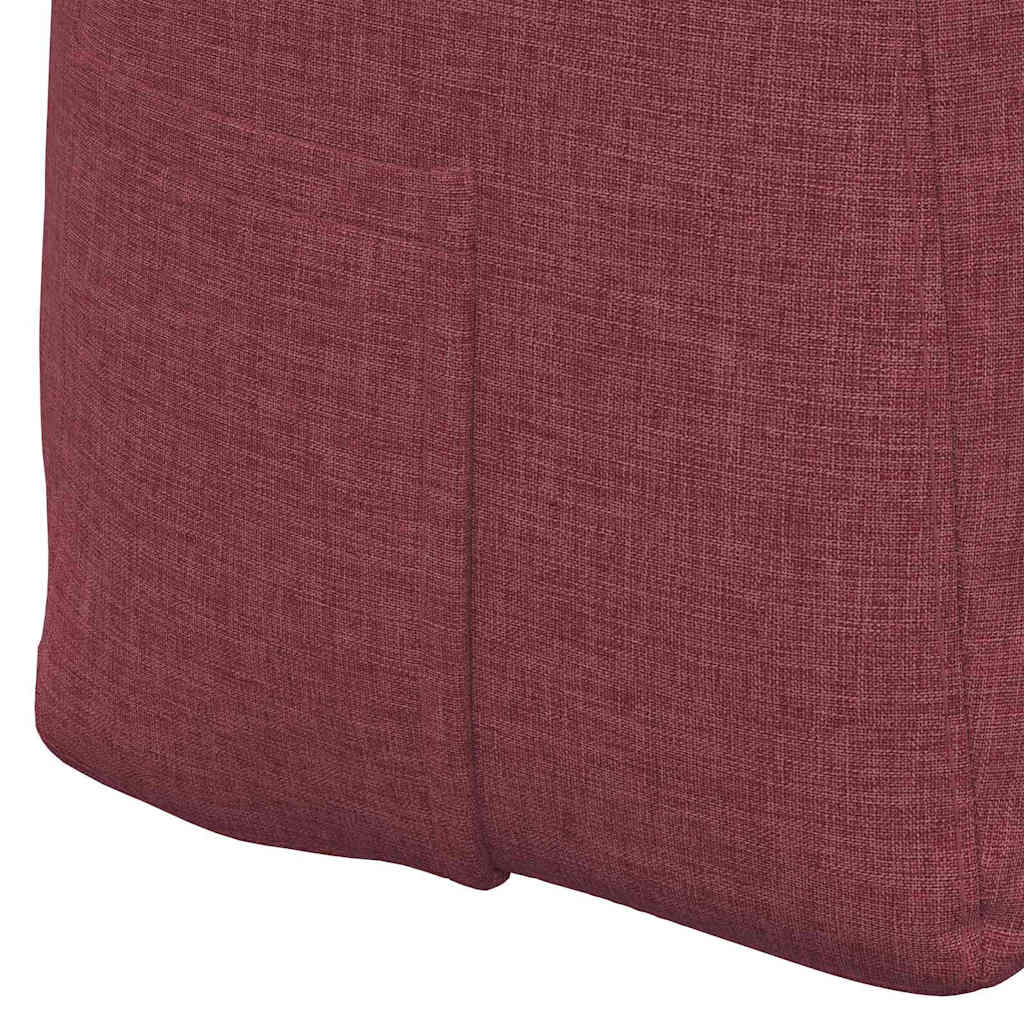 vidaXL Poduszka na plecy Czerwone wino 160 x 24 x 50 cm tkanina