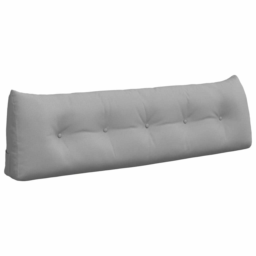 vidaXL Poduszka na plecy Szary chmur 160 x 24 x 50 cm tkanina