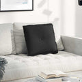 vidaXL Poduszka na plecy Czarny 50 x 19 x 45 cm tkanina
