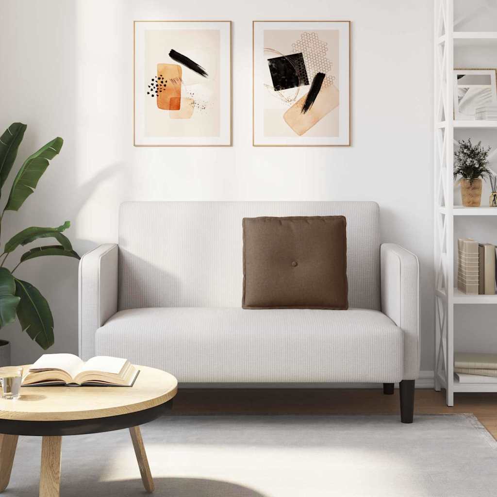 vidaXL Poduszka na plecy Brązowy 50 x 19 x 45 cm tkanina