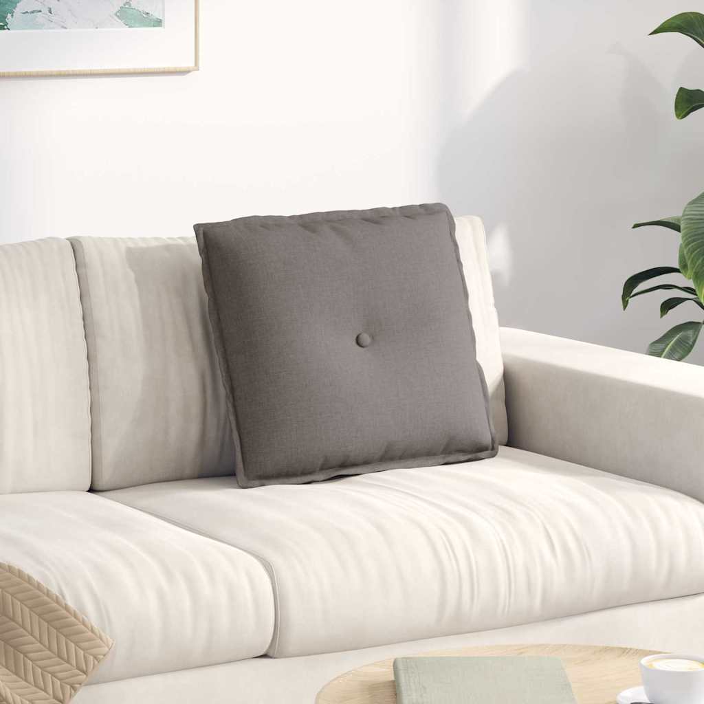 vidaXL Poduszka na plecy Ciemnoszary 50 x 19 x 45 cm tkanina