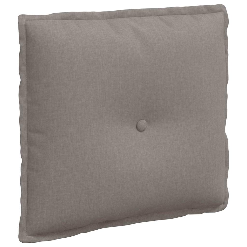 vidaXL Poduszka na plecy Ciemnoszary 50 x 19 x 45 cm tkanina