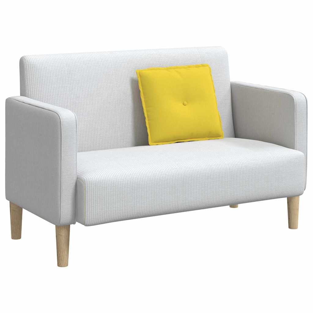 vidaXL Poduszka na plecy Jasnożółty 50 x 19 x 45 cm tkanina