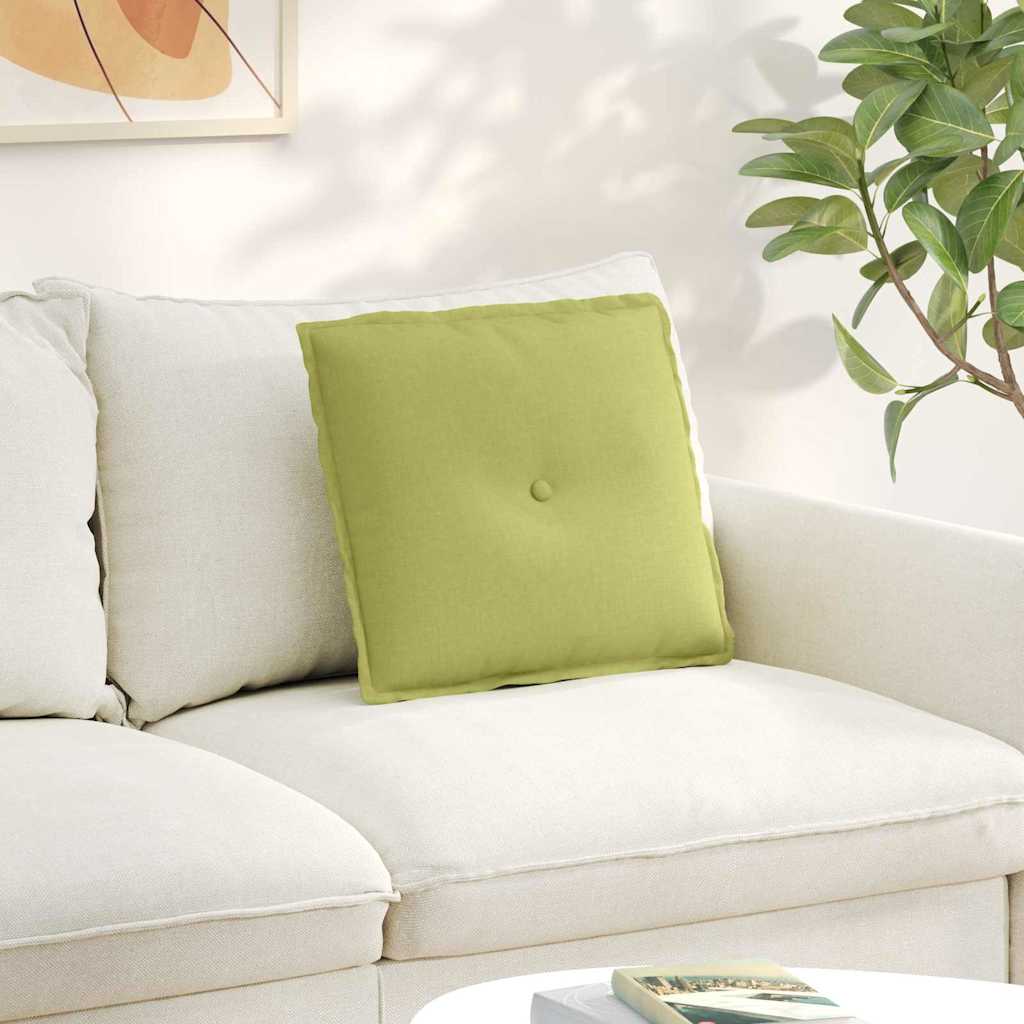 vidaXL Poduszka na plecy Jasnozielony 50 x 19 x 45 cm tkanina