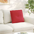 vidaXL Poduszka na plecy Czerwony 50 x 19 x 45 cm tkanina