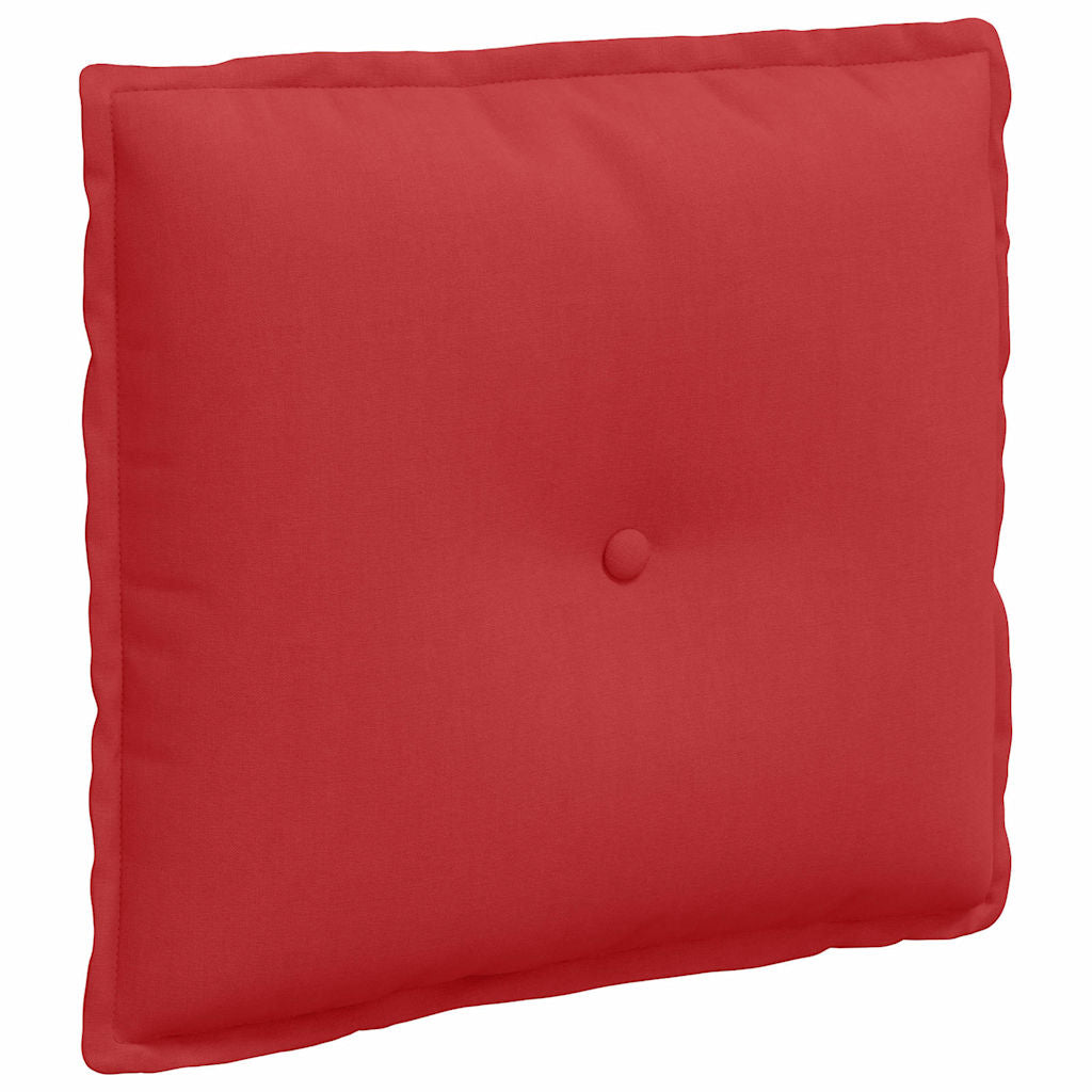 vidaXL Poduszka na plecy Czerwony 50 x 19 x 45 cm tkanina