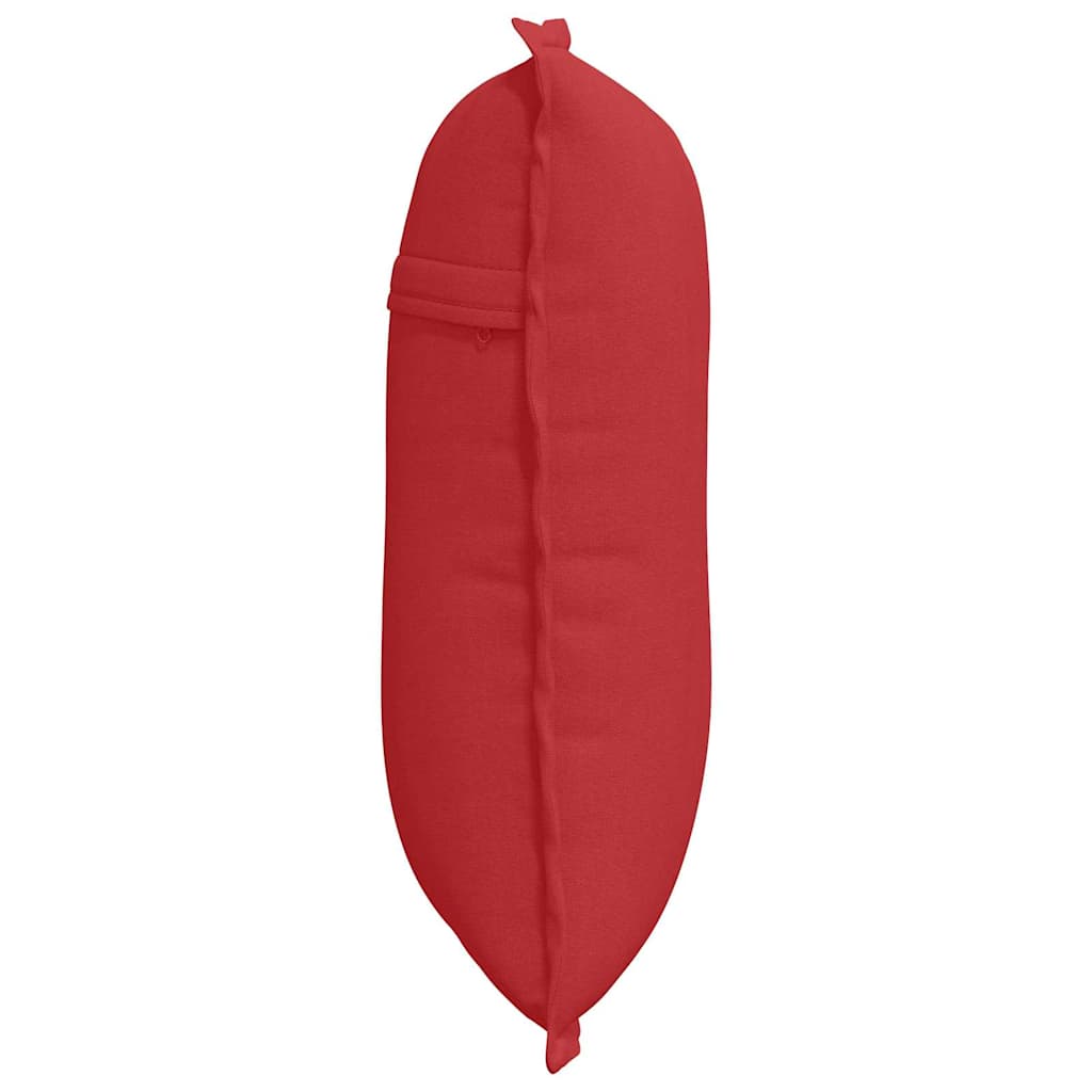 vidaXL Poduszka na plecy Czerwony 50 x 19 x 45 cm tkanina