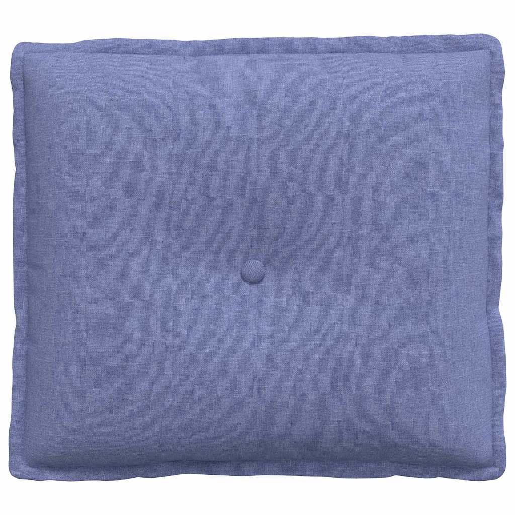 vidaXL Poduszka na plecy Niebieski dżins 50 x 19 x 45 cm tkanina