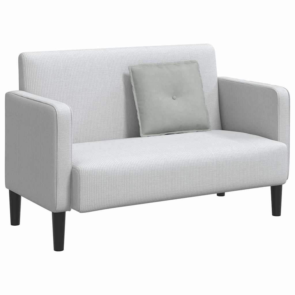 vidaXL Poduszka na plecy Jasnoszary 50 x 45 cm Tkanina sztruksowa