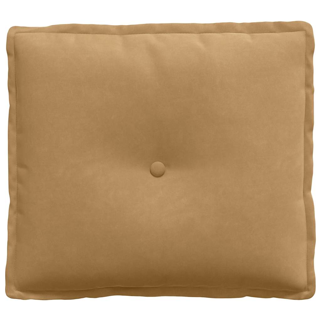 vidaXL Poduszka na plecy Brązowy 50 x 45 cm Tkanina sztruksowa