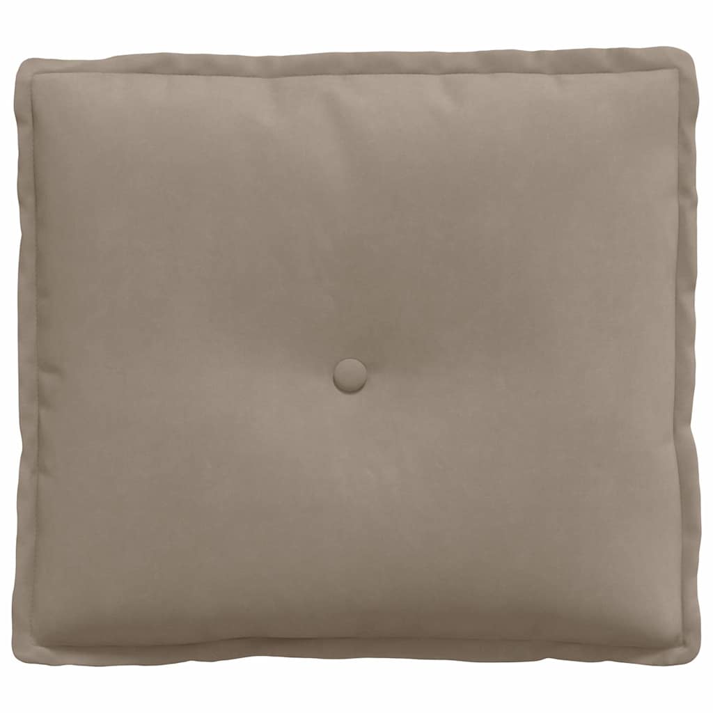 vidaXL Poduszka na plecy Ciemnoszary 50 x 45 cm Tkanina mikrofibrowa