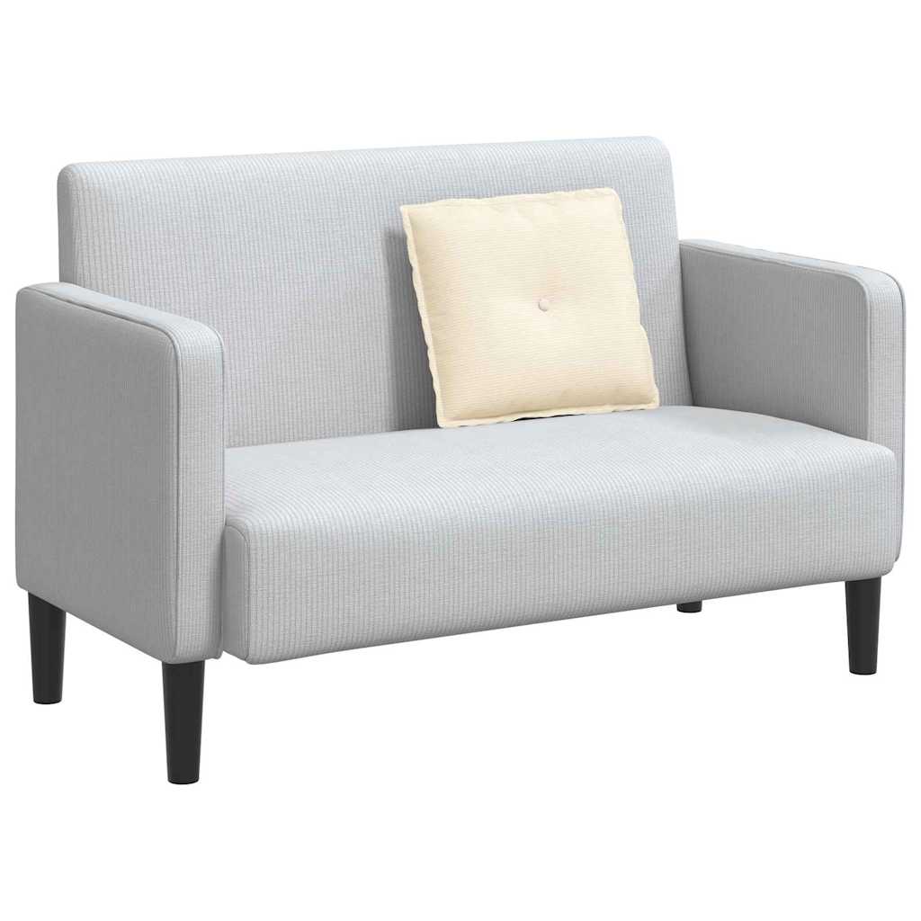 vidaXL Poduszka na plecy Kremowy 50 x 45 cm Tkanina sztruksowa