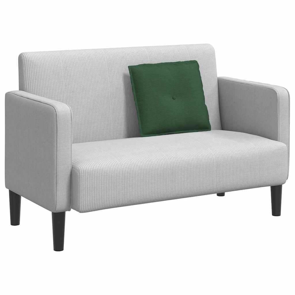 vidaXL Poduszka na plecy Zielony dżungli 50 x 45 cm Tkanina sztruksowa