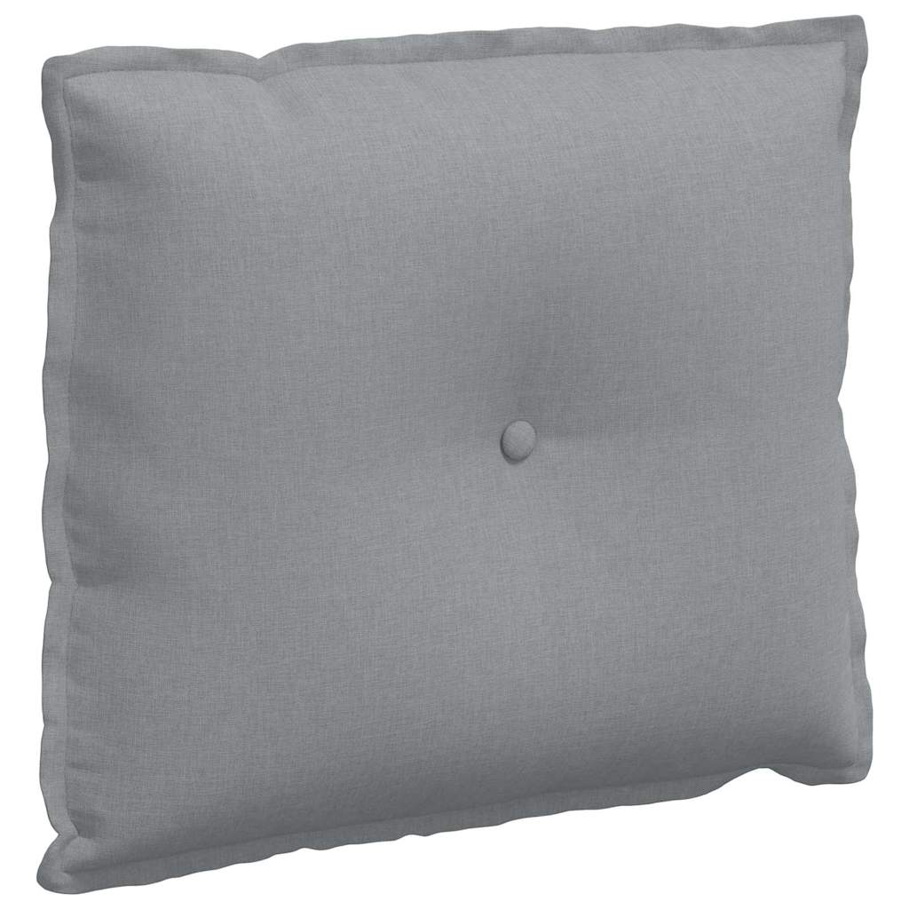 vidaXL Poduszka na plecy Jasnoszary 60 x 19 x 50 cm tkanina
