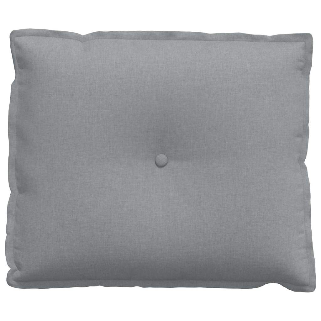 vidaXL Poduszka na plecy Jasnoszary 60 x 19 x 50 cm tkanina