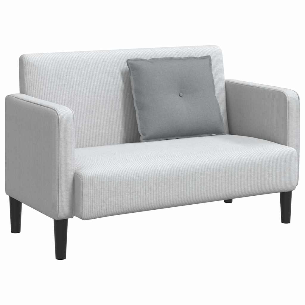 vidaXL Poduszka na plecy Jasnoszary 60 x 19 x 50 cm tkanina