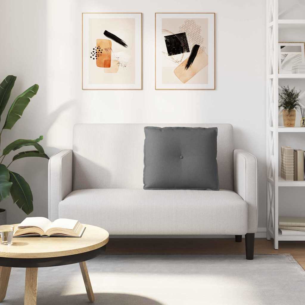 vidaXL Poduszka na plecy Ciemnoszary 60 x 19 x 50 cm tkanina