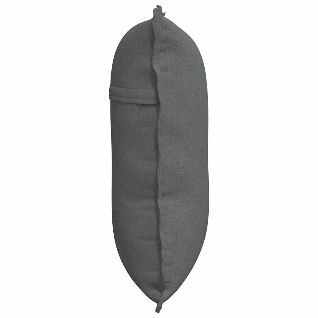 vidaXL Poduszka na plecy Ciemnoszary 60 x 19 x 50 cm tkanina