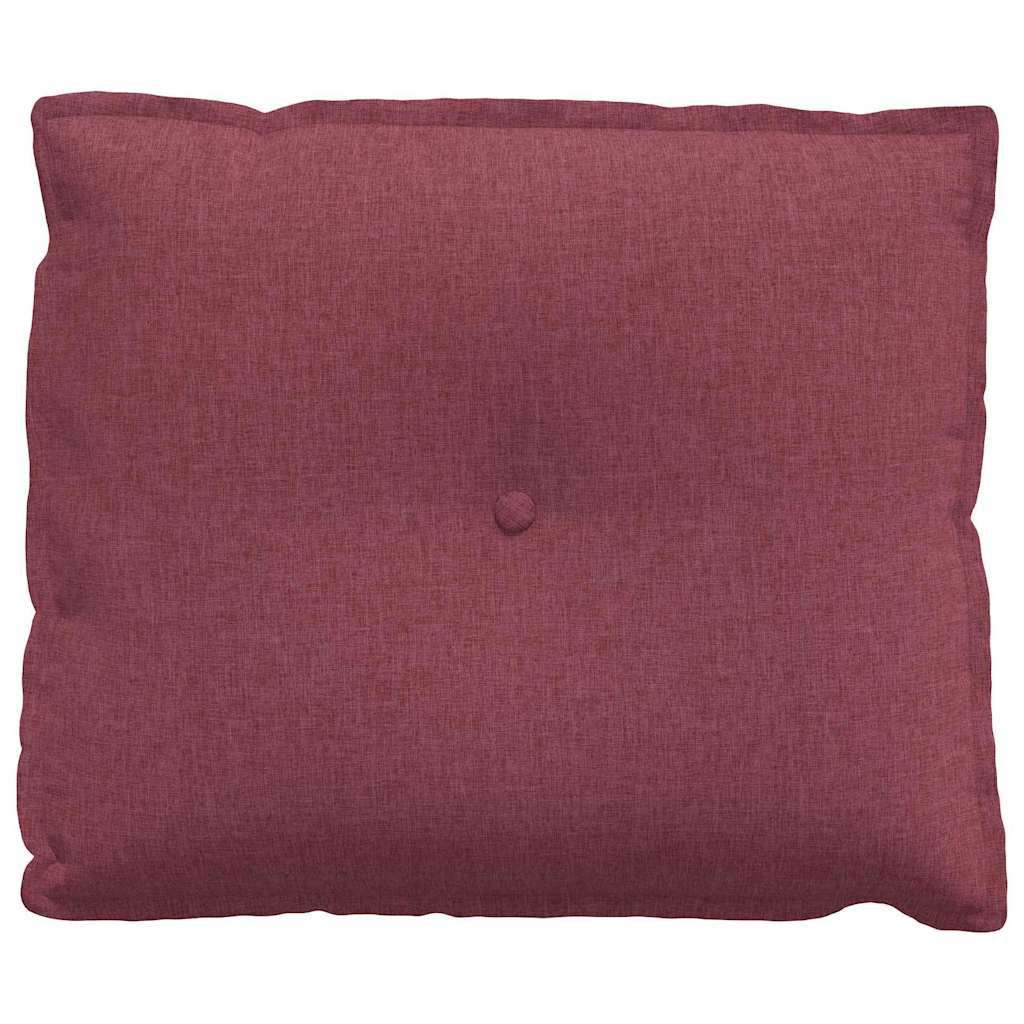vidaXL Poduszka na plecy Czerwone wino 60 x 19 x 50 cm tkanina
