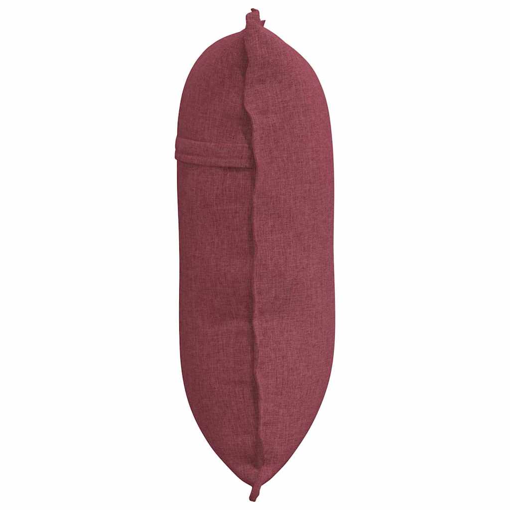 vidaXL Poduszka na plecy Czerwone wino 60 x 19 x 50 cm tkanina