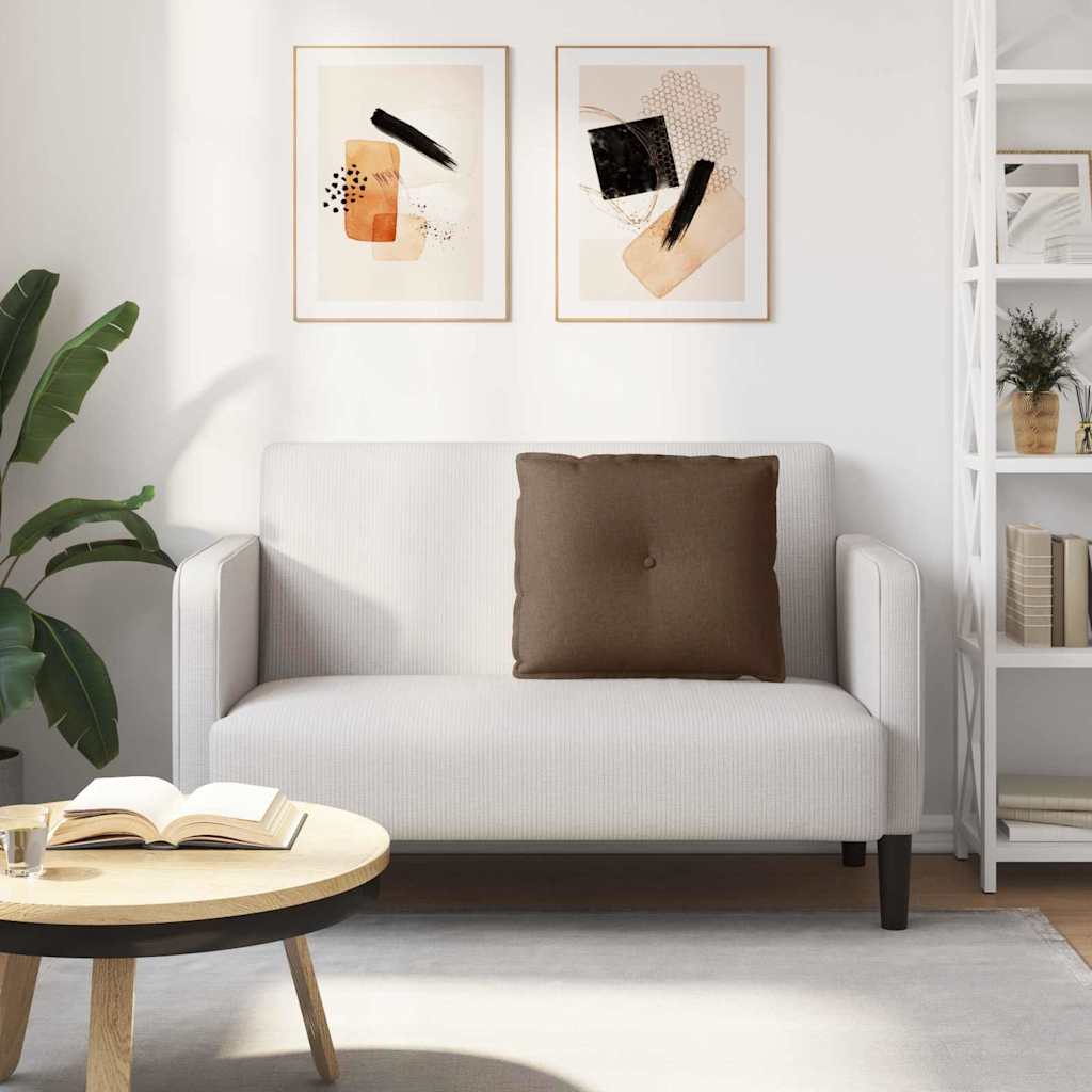 vidaXL Poduszka na plecy Brązowy 60 x 19 x 50 cm tkanina