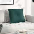 vidaXL Poduszka na plecy Ciemna zieleń 60 x 19 x 50 cm tkanina