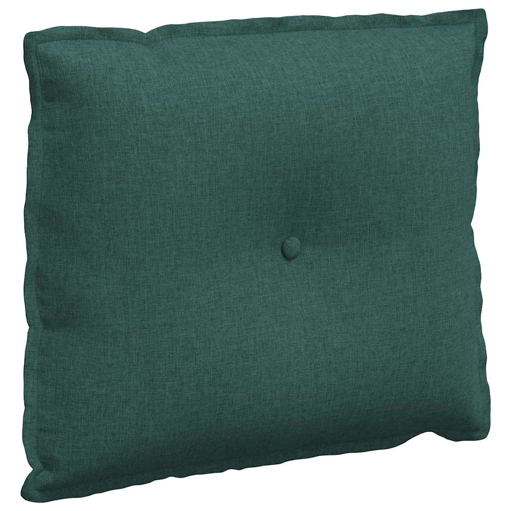 vidaXL Poduszka na plecy Ciemna zieleń 60 x 19 x 50 cm tkanina