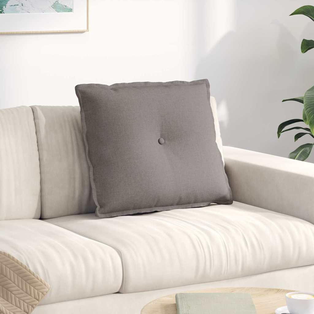 vidaXL Poduszka na plecy Ciemnoszary 60 x 19 x 50 cm tkanina