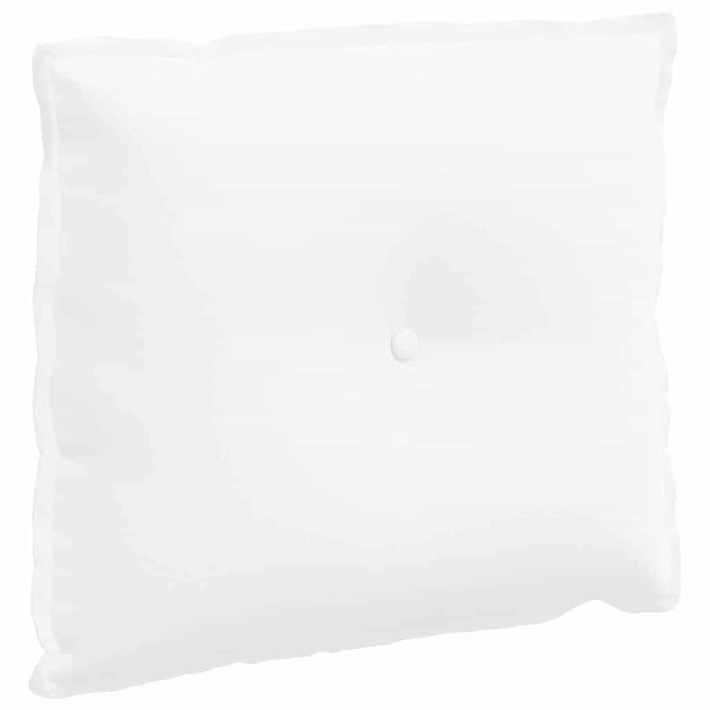 vidaXL Poduszka na plecy Biały 60 x 19 x 50 cm tkanina