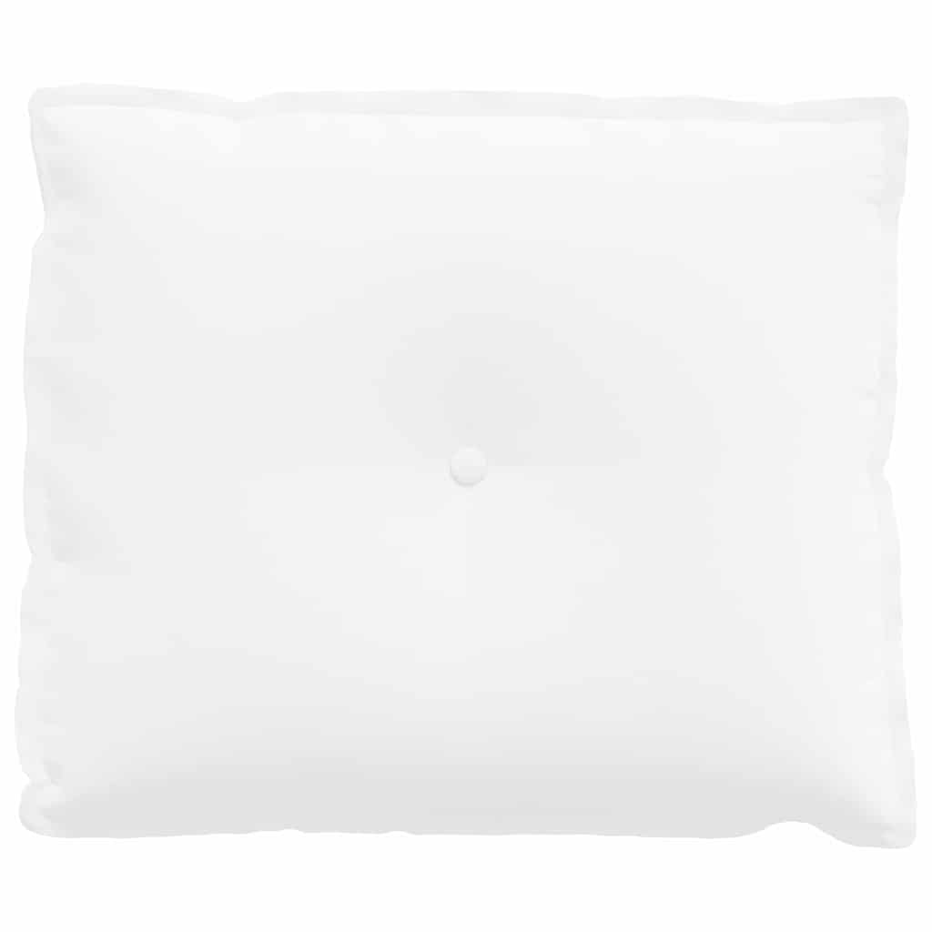 vidaXL Poduszka na plecy Biały 60 x 19 x 50 cm tkanina