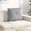 vidaXL Poduszka na plecy Szary chmur 60 x 19 x 50 cm tkanina