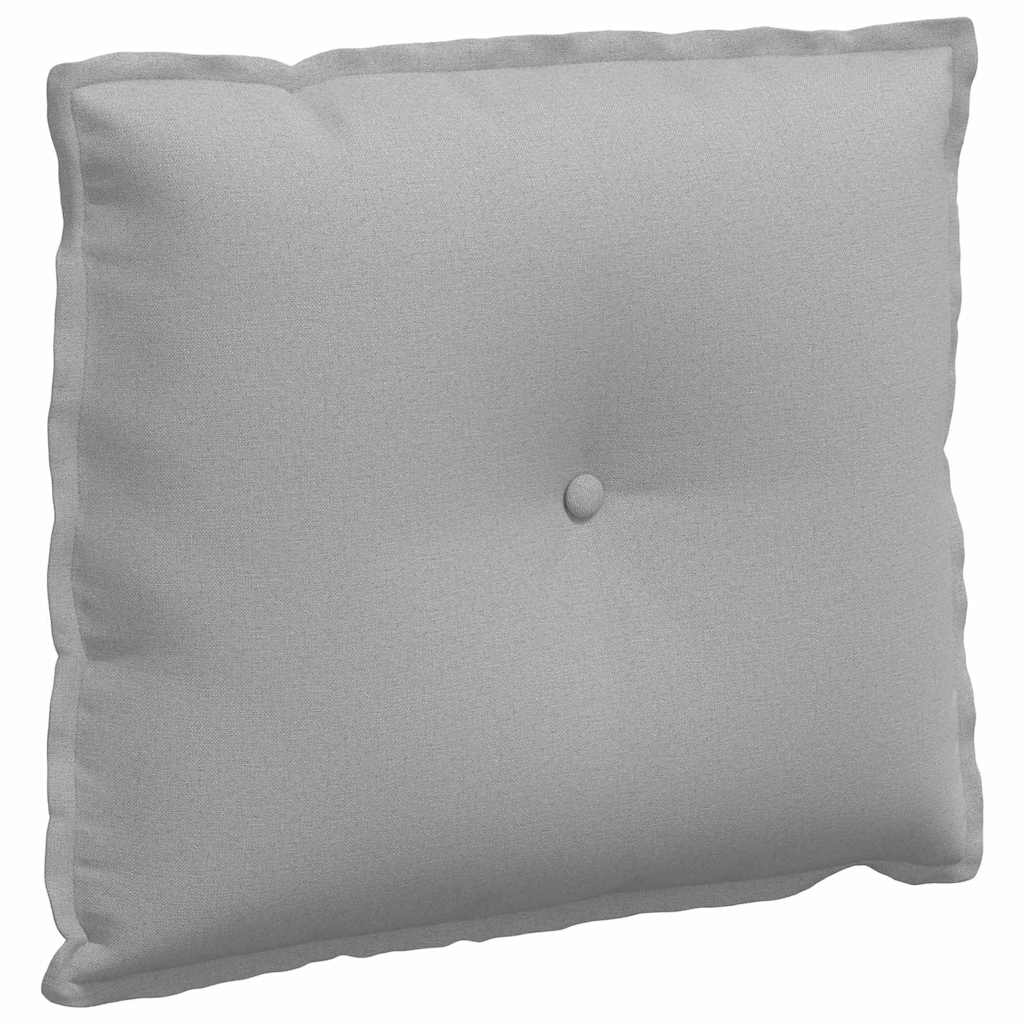 vidaXL Poduszka na plecy Szary chmur 60 x 19 x 50 cm tkanina