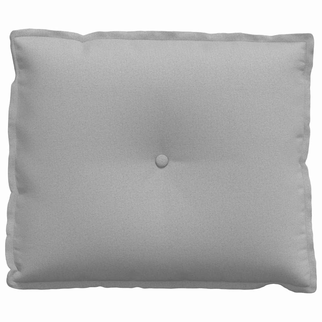 vidaXL Poduszka na plecy Szary chmur 60 x 19 x 50 cm tkanina