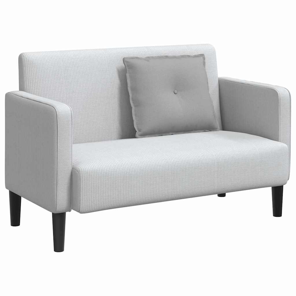 vidaXL Poduszka na plecy Szary chmur 60 x 19 x 50 cm tkanina