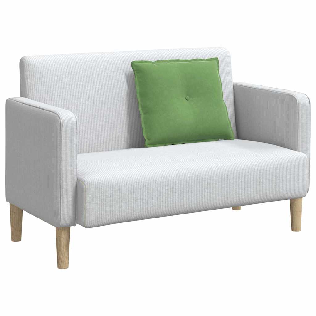 vidaXL Poduszka na plecy Jasnozielony 60 x 50 cm Tkanina sztruksowa