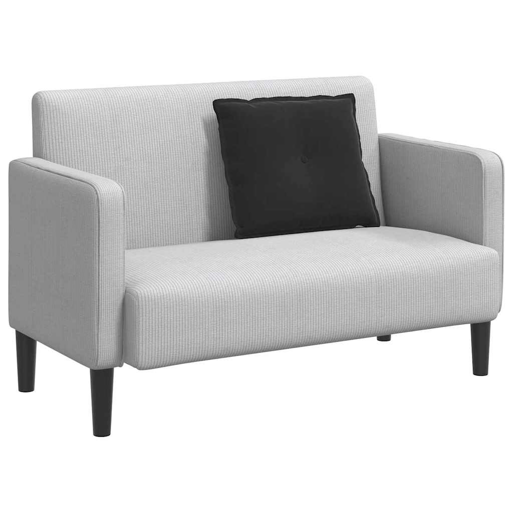vidaXL Poduszka na plecy Czarny 60 x 50 cm Tkanina sztruksowa