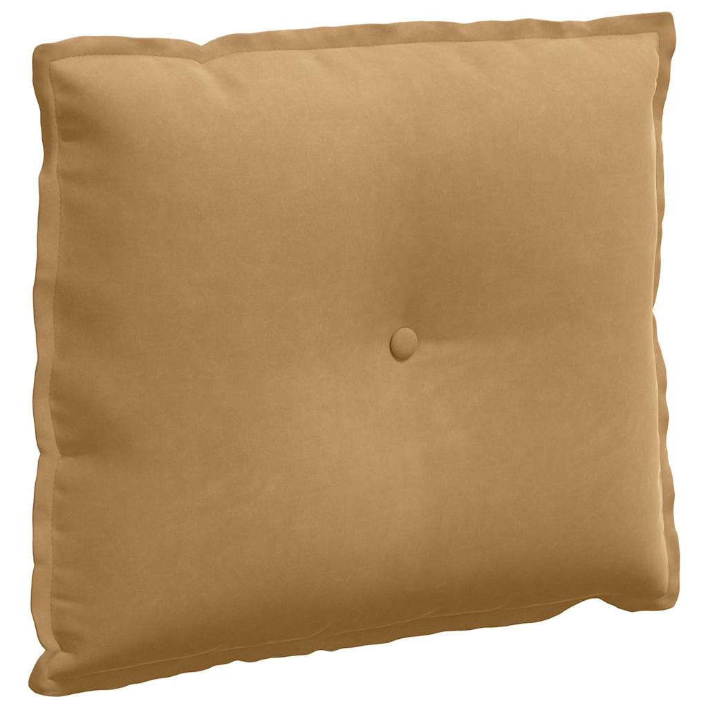 vidaXL Poduszka na plecy Brązowy 60 x 50 cm Tkanina sztruksowa