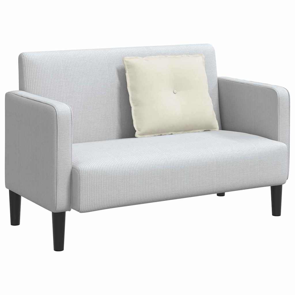 vidaXL Poduszka na plecy Kremowy 60 x 50 cm Tkanina sztruksowa