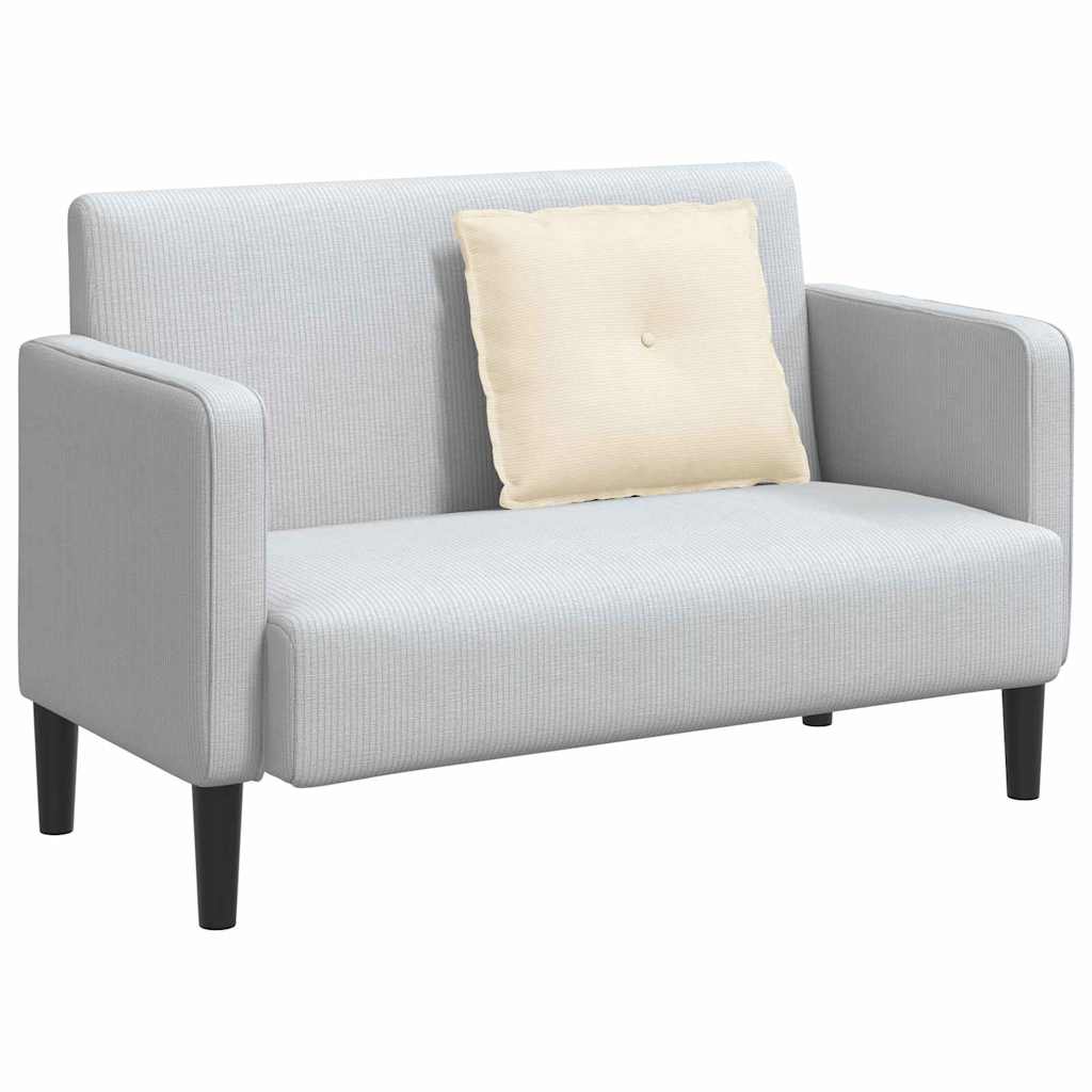 vidaXL Poduszka na plecy Kremowy 60 x 50 cm Tkanina sztruksowa