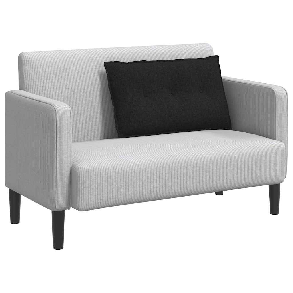 vidaXL Poduszka na plecy Czarny 80 x 19 x 50 cm tkanina