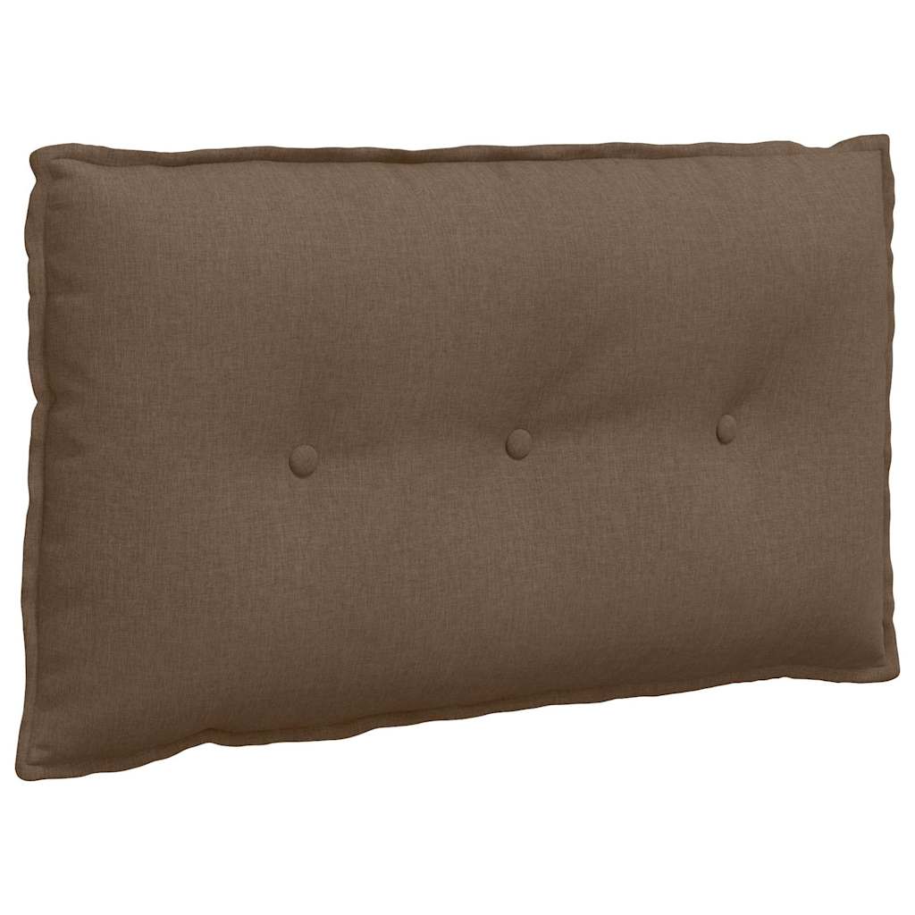 vidaXL Poduszka na plecy Brązowy 80 x 19 x 50 cm tkanina