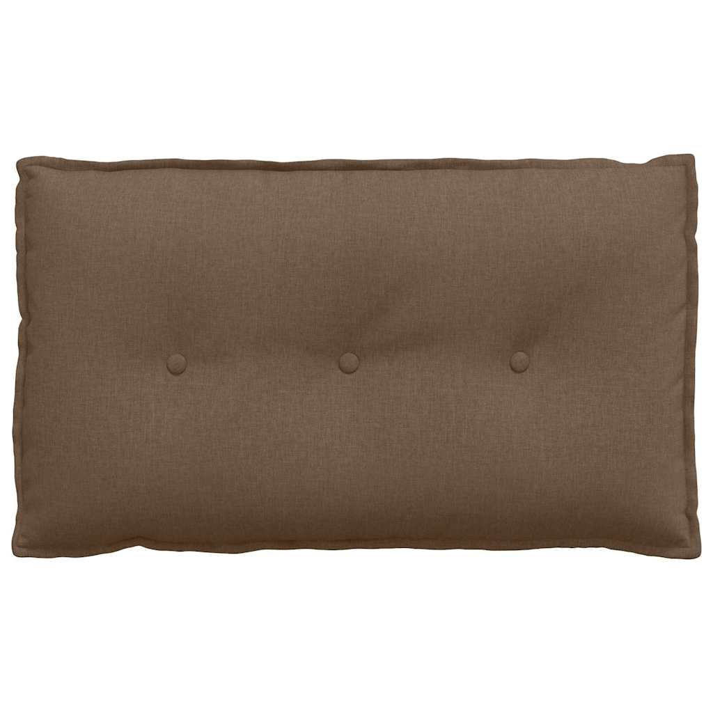 vidaXL Poduszka na plecy Brązowy 80 x 19 x 50 cm tkanina