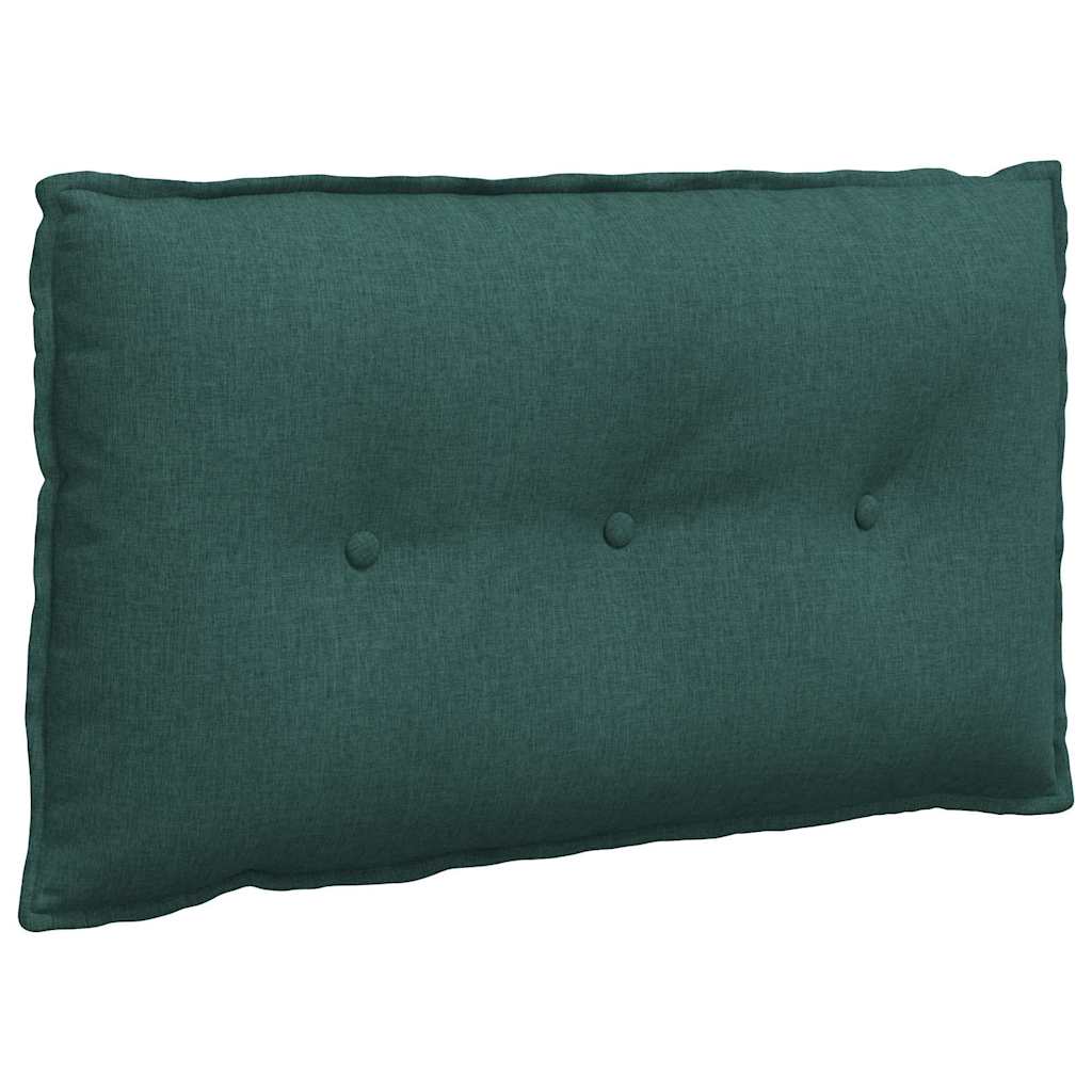 vidaXL Poduszka na plecy Ciemna zieleń 80 x 19 x 50 cm tkanina